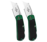 Navaja Multiusos con Cuchillas de Cambio Rápido, Cúter con Mecanismo de Bloqueo Posterior y Clip Portátil for Cinturón(*2)