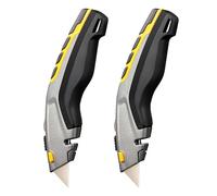 Navaja Multiusos, Cúter Retráctil de Metal Resistente, Mango Ligero con Compartimento for Hojas (con 3 Hojas)(*2)