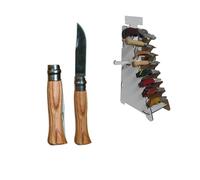 Navaja - navaja de madera natural pulida de 11 cm, diseño ergonómico, filo afilado, ideal para uso en exteriores y manualidades.