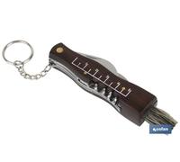 navaja - navaja de recolección de setas 9x2 cm, incluye sacacorchos, ideal para recolectar y cortar, ligera y fácil de transportar.