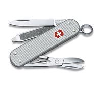 VICTORINOX CLASSIC PLATA ALOX - NAVAJA SUIZA DE BOLSILLO 58 MM - 5 FUNCIONES