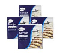 Navajas al natural 111 g pack de 4