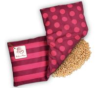 Navango® Saco Termico Huesos Cereza, Saco Semillas Microondas para Dolor Lumbar, Espalda, Cervicales, Saco Termico Semillas, Bolsa Semillas Calor Microondas, Cojin de Semillas para Microondas 17x45 cm