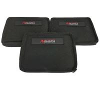 Navara Combo de estuche para figuras con una selección de bandejas para llevar de 54 a 75 tropas, Black, 54 tropas dinámicamente posadas en bases de 25 mm de hasta 55 mm de alto