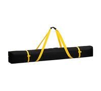 Navaris Bolsa de ski de 190CM - Funda para un par de esquís y Bastones - Portaesquís y Bastones de esquí Alpino de Color Negro y Amarillo