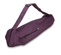 Navaris Bolsa XXL para Esterilla de Yoga de algodón - Bolso para Alfombrilla de Yoga con Cierre y Correa - Funda Grande de 72 x 29 cm - En púrpura