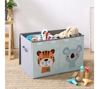 Navaris Caja almacenaje Infantil - Caja almacenaje Juguetes Libros muñecas - Caja Juguetes de 62 x 33 x 40 cm para niños - Caja Juguetes almacenaje con Divisor Interior