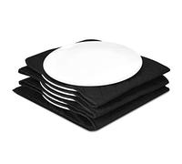 Navaris Calentador de Platos Eléctrico - Calientaplatos para Mantener Comida Caliente - Capacidad 10x Plato Ø 32 CM - Bandeja Calienta Plato de 34 x 30 x 3 CM - Negro