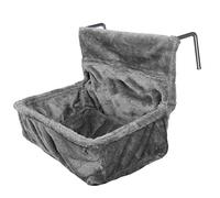 Navaris Cama para Gatos para enganchar en el radiador - Hamaca Colgante de Felpa con cojín y Marco de Metal Ajustable - Peso máximo de 6 kg - Gris