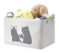 Navaris Cesta Ropa Sucia Bebe - Cesto Ropa Sucia Infantil Plegable - Cesta Infantil con Asas- Cesto Ropa Bebe 17 Litros de Capacidad - Cesta Ropa Sucia Infantil 38 x 25,5 x 23 cm