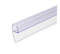 Navaris junta de recambio para ducha - Repuesto para puerta de vidrio con grosor de 8MM - Sello protector contra salpicaduras 180° de 100CM de largo
