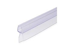 Navaris Junta mampara ducha - Goma mampara ducha de 45° y 100 CM de largo - Repuesto para puerta de cristal con grosor de 6 MM