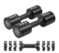 Navaris - Kit de mancuernas para culturismo con discos, de 0,25 kg, peso pesado de 1 kg a 3,5 kg, peso muscular para hombre y mujer, hierro resistente de calidad