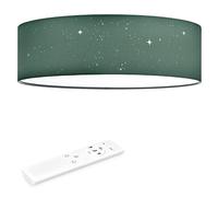 Navaris Lámpara LED de techo de estrellas 40 cm - Luz con control de temperatura brillo regulable y mando a distancia - Para salón dormitorio - Verde