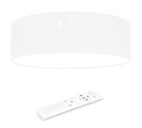 Navaris Lámpara LED de techo de estrellas 40 cm - Luz con control de temperatura brillo regulable y mando a distancia - Para salón dormitorio - Blanco