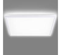 Navaris Lámpara LED de techo - Iluminación cuadrada 42 x 42 CM moderna de bajo consumo 22 W efecto de luz indirecta