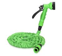 Navaris Manguera de jardín extensible - Flexible manguera de 15M con 7 funciones de riego - Para regar o lavar el coche con agua a presión