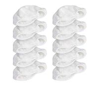 Navaris Paño de Microfibra para Vaporeta Aspiradora - Set 10x Almohadillas de Repuesto para Aspiradora Vapor Eléctrica 46387-6 x 10 cm