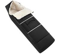 Navaris Saco Capazo Bebe Invierno - Saco para Carrito de Bebe Invierno Impermeable 1-4 años - Saco para Carro Bebe Invierno Extra Grande 112 cm - Apto lavadora - Incluye Bolsa