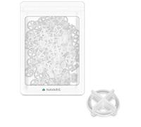 Navaris Set de 100 crucetas para juntas - Pack de 100 separadores de plástico para azulejos baldosas o juntas - Para colocar piezas con precisión