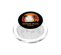 Navarra Beach Florida Vintage Sunset Retro Verano Vacay Sol PopSockets PopGrip para MagSafe