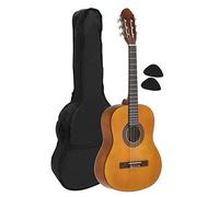 Navarrez NV13 guitarra clásica marrón 3/4, bolsa/Gig Bag, 2 púas