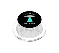 Nave Espacial de Alien UFO (me llamaré aquí y Take me out Alien) PopSockets PopGrip para MagSafe