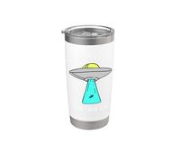 Nave espacial de Alien UFO (me llamaré aquí y take me out Alien) Vaso térmico de acero inoxidable de doble pared
