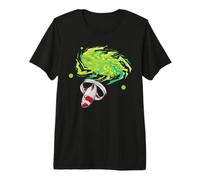 Nave Espacial de un Agujero de Gusano Camiseta Premium