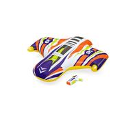Nave Espacial Hinchable, colchoneta para Piscina para niños, Barca Hinchable, Flotador Piscina niños, Flotador Hinchable, Juego acuático, Parche de reparación, Pistola de Agua