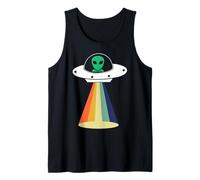 Nave Espacial OVNI secuestro alienígena, Divertido área Retro 51 UAP ET Regalo Camiseta sin Mangas
