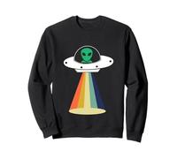 Nave Espacial OVNI secuestro alienígena, Divertido área Retro 51 UAP ET Regalo Sudadera
