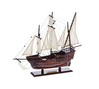 Nave Modelo de Madera de Santa María de Colón Insignia del Barco Vela no Hay Kit