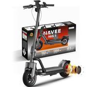 NAVEE Patinete Eléctrico Homologado DGT, 25-70km Autonomía, Frenos Tambor y Disco con E-ABS, App Móvil, Pendiente 15-24%
