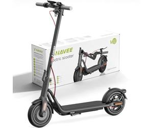 NAVEE Patinete Eléctrico Homologado DGT, 25-70km Autonomía, Frenos Tambor y Disco con E-ABS, App Móvil, Pendiente 15-24%