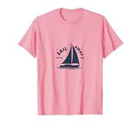Navega Conmigo: Velero de Aventura náutica Camiseta, Hombre, Rosado, XL