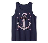 Navegación a Vela, Barco - Ancla Navegante Mom Mamá Camiseta sin Mangas