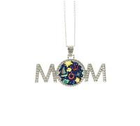 Navegación barco pez colorido océano Día de la Madre regalo para mamá, abuela, abuela, collar de cumpleaños, Medium