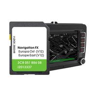 Navegación de mapa SD de 8GB para VW RNS 310 V12 East Europe FX OST Sat Nav accesorios GPS tarjeta de carretera 8GB-FX V12 OST
