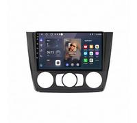 Navegación de Video del Automóvil para BMW 1 Series E81 E82 E87 E88 AT 2004-2011 Soporta Bluetooth, Control Volante, USB, WiFi, 4G, Mirror-Link, GPS Navegador/Radio FM, 8 Nuclear 6G+128G