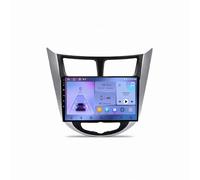 Navegación de Video del Automóvil para Hyundai Solaris Accent i25 2010-2016 Cámara Trasera - HD Pantalla Carplay Mirror Link - Portátil Radio Coche Bluetooth con, 8 Nuclear 4G+64G