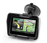 Navegación GPS For Motocicleta De 4,3 Pulgadas, Diseño Resistente Al Agua IXP7, Bluetooth Compatible con Auriculares A2DP, Mapa Mundial Gratuito De por Vida
