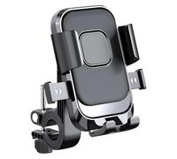 Navegación GPS Motocicletas Soporte Giratorio para Teléfono para Manillar 1 Operación Manual Clip GPS para Motocicleta ATV Scooter Bicicleta Universal 360 °(Handlebar)