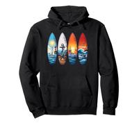 Navegación Marítima Temática Tablas Surfboard Sudadera con Capucha