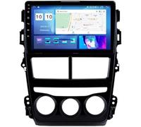 Navegación para Coches Radio con Pantalla táctil de 9 Pulgadas para Toyota para Vios 2017-2020, para Volante a la Derecha(8 Core 4G+WiFi 8G+256G)