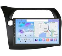 Navegación para Coches Radio estéreo para Coche de 9 Pulgadas para Honda para Civic para Hatchback para Volante a la Izquierda(8 Core 4g+WiFi 8g+128g)