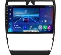 Navegación para Coches Radio estéreo para Coche para A6 C5 1997-2004 con Carplay inalámbrico, Android Auto Mirror Link(8 Core 4g+WiFi 12g+256g)