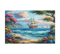 Navegación Velero Puzzle 1000 Piezas 3D Creativo Detallado el Barco marítimo Rompecabezas para Hombres Y Mujeres Decoración Hogar Moderno Construir Maquetas 1000 PCS