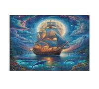 Navegación Velero Puzzle 300 Piezas Desafío Impossible Extremo el Barco marítimo Rompecabezas para Adultos Aliviar Estrés Decoración Hogar 3D Maquetas Construir 300 PCS