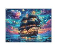 Navegación Velero Puzzles 500 Piezas Construir DIY 3D el Barco marítimo Rompecabezas para Adultos Maquetas Educativas Aliviar Estrés Estera Portátil 500 PCS